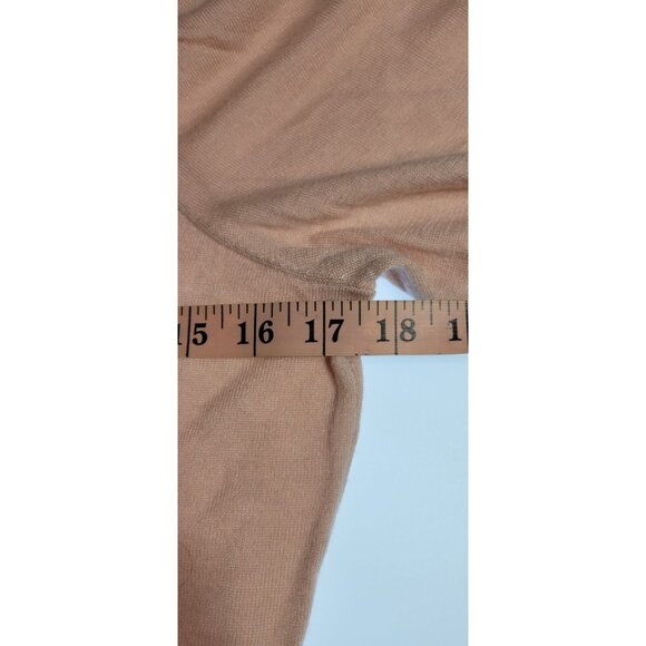Ted Baker Aidabel Sweater Small Dusty Pink Cashmere Blend Puff Sleeve Mock Neck - Picture 14 of 15